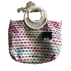 America & Beyond round handle boho bag - New with Tags